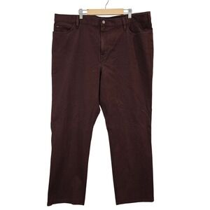 NEW Mens Banana Republic Traveler Slim Fit Mid Rise Brown Pants 42x32